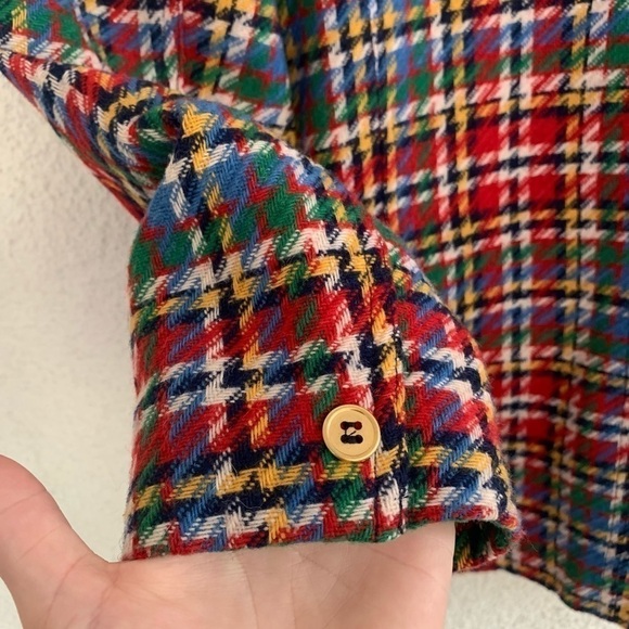 Wool houndstooth holiday structured blazer petite - Picture 12 of 13